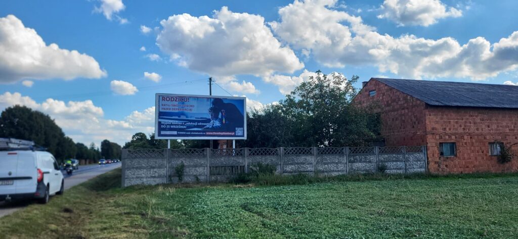 Raszków Pogrzybów 15 Przybysławice wyjazd z Raszkowa w kierunku Ostrowa